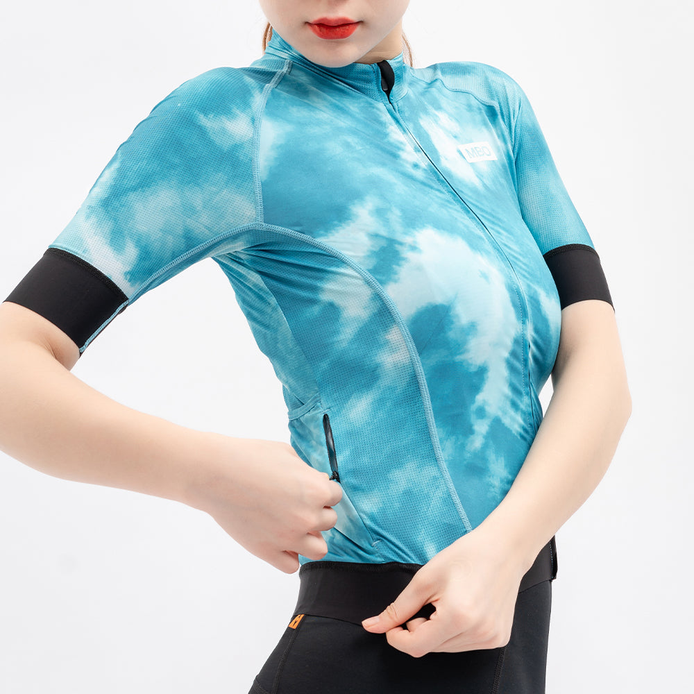 Women's Short Sleeve Prime Advance Cycling Jersey - Blue Tide Water Blue