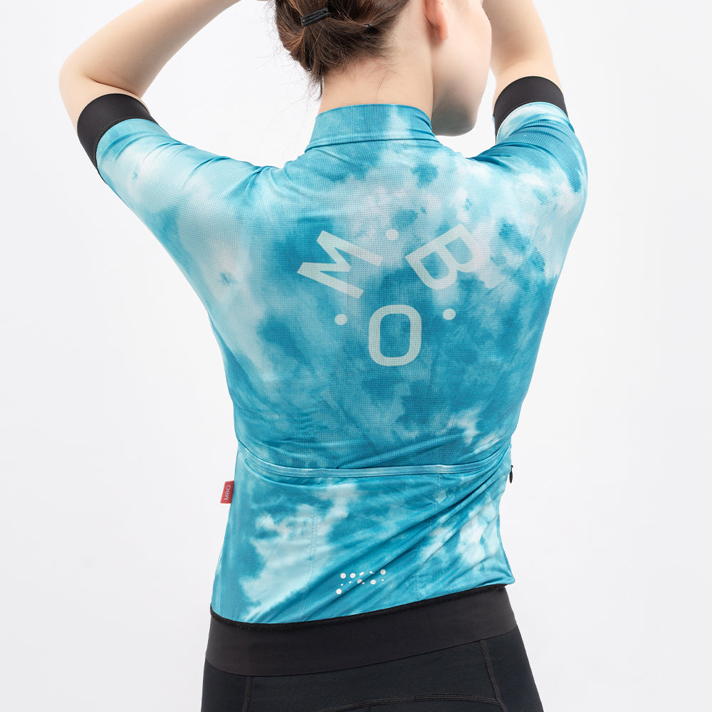 Women's Short Sleeve Prime Advance Cycling Jersey - Blue Tide Water Blue