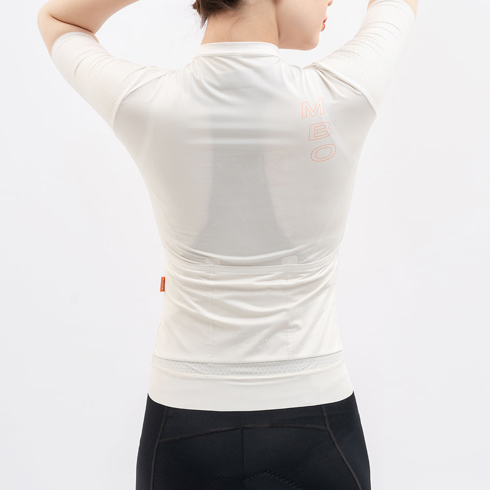 Women's Short Sleeve Jersey- Hollow Valley Prime Jersey Milky White