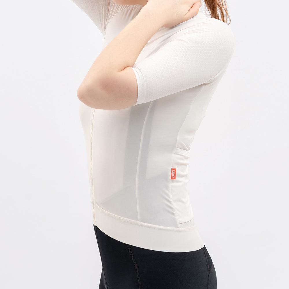 Women's Short Sleeve Jersey- Hollow Valley Prime Jersey Milky White