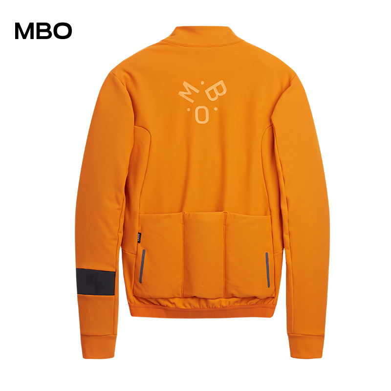 Men's Lightweight Packable Jacket -Light year Orange