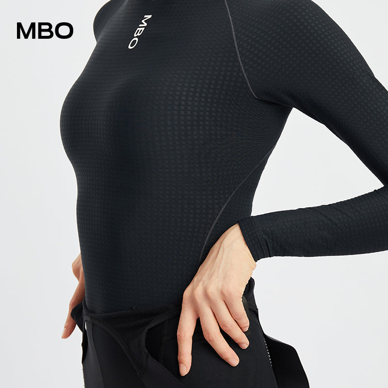 Women's Thermal Long Sleeves Base Layer-Miles in Black