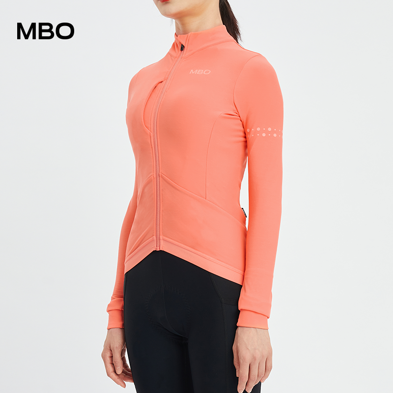 Women's Long Sleeve Thermal Jersey - Light year Coral