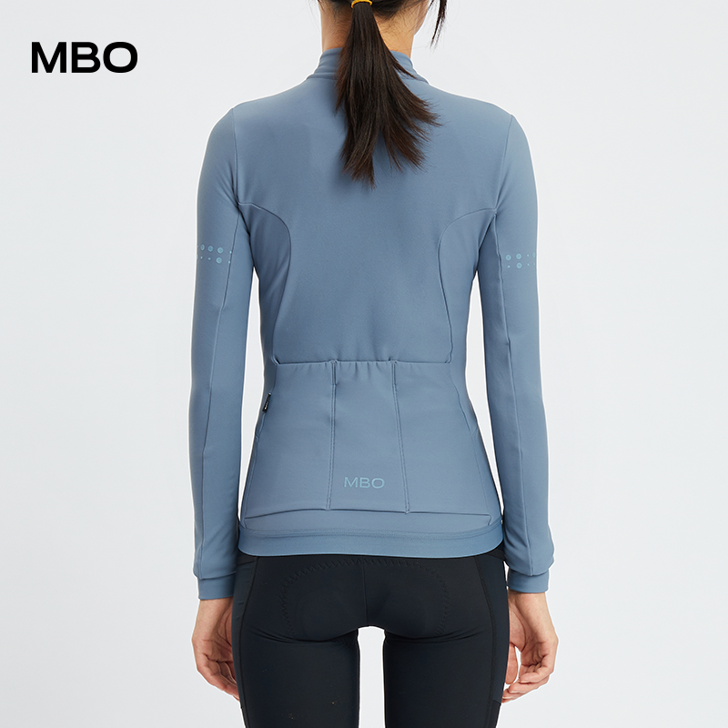 Women's Long Sleeve Thermal Jersey - Light year Blue