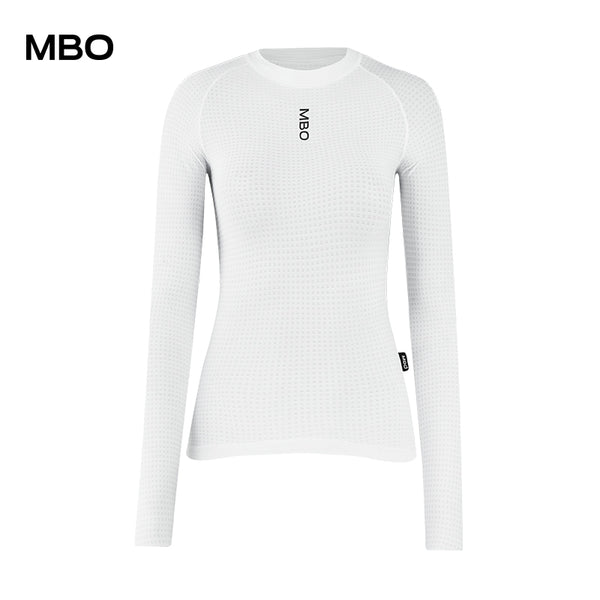 Women's Thermal Long Sleeves Base Layer-Miles in white