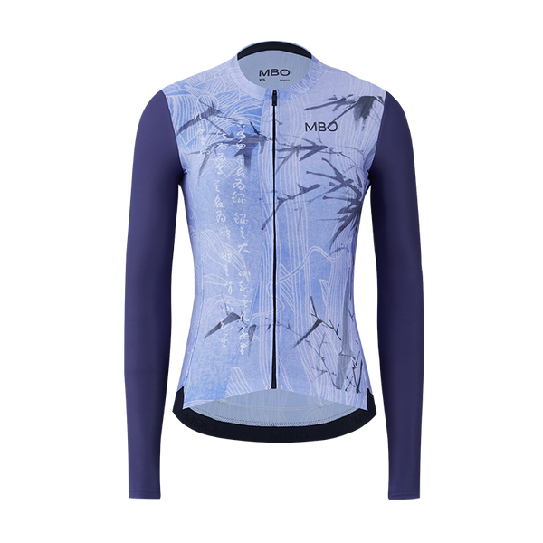 Women's Long Sleeve Prime Cycling Jersey - Bamboo Lilac