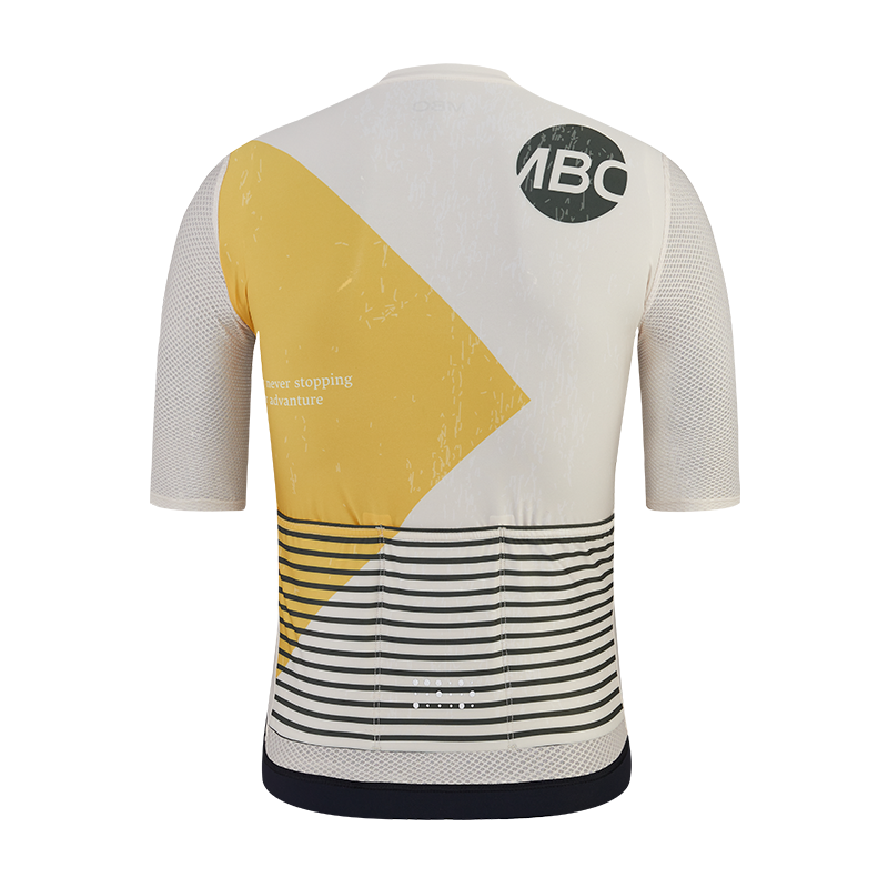 Men's Short Sleeve Jersey-  Graphic Prime Jersey Off White