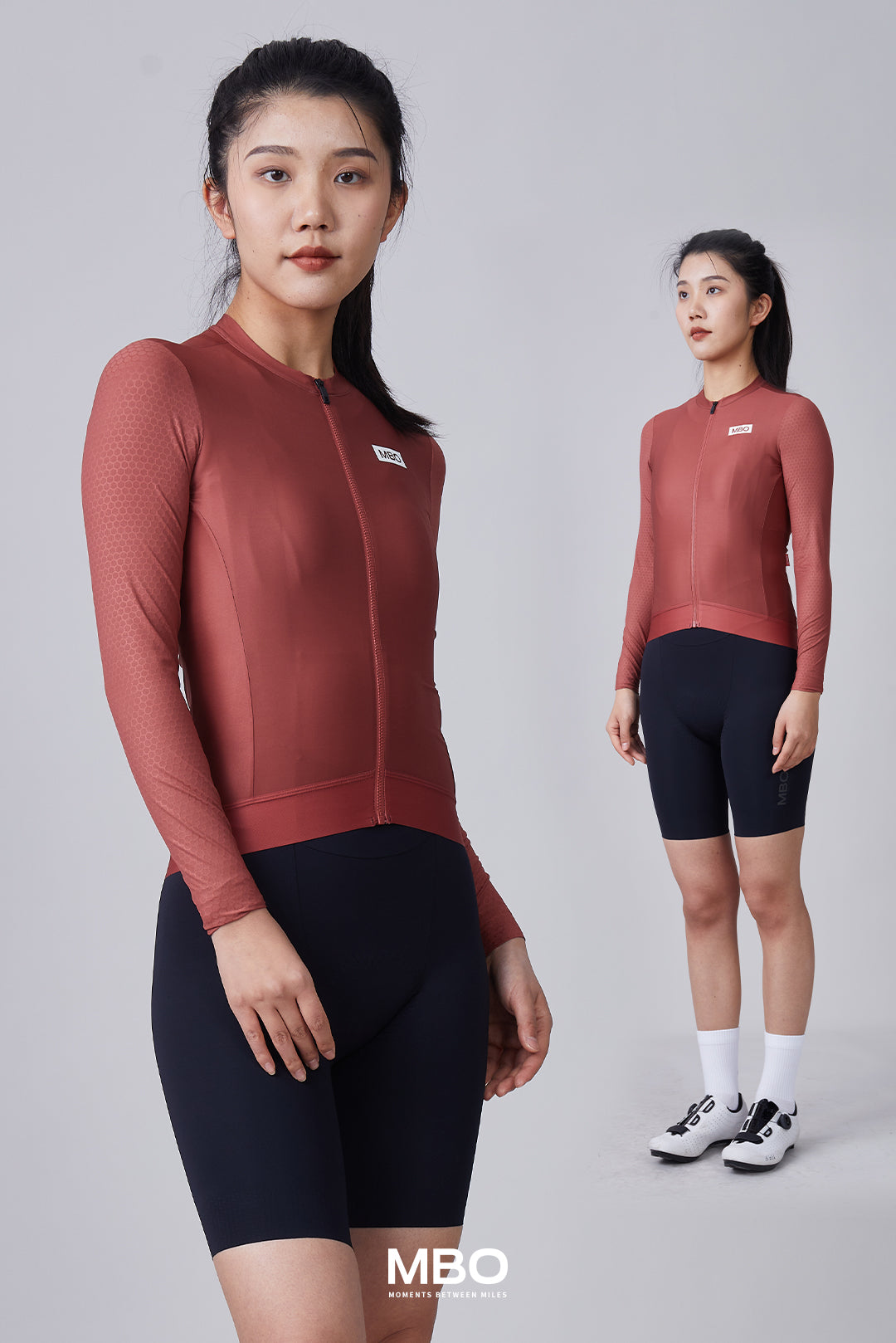 Women's Long Sleeve Jersey- Hollow Valley Prime Jersey Red