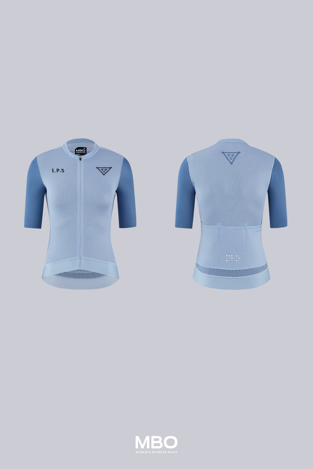 Women's Short Sleeve Jersey- Galaxy Prime Jersey Pale Blue