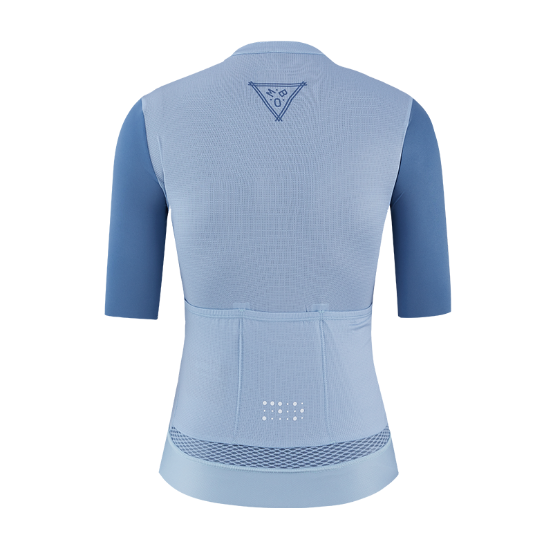 Women's Short Sleeve Jersey- Galaxy Prime Jersey Pale Blue